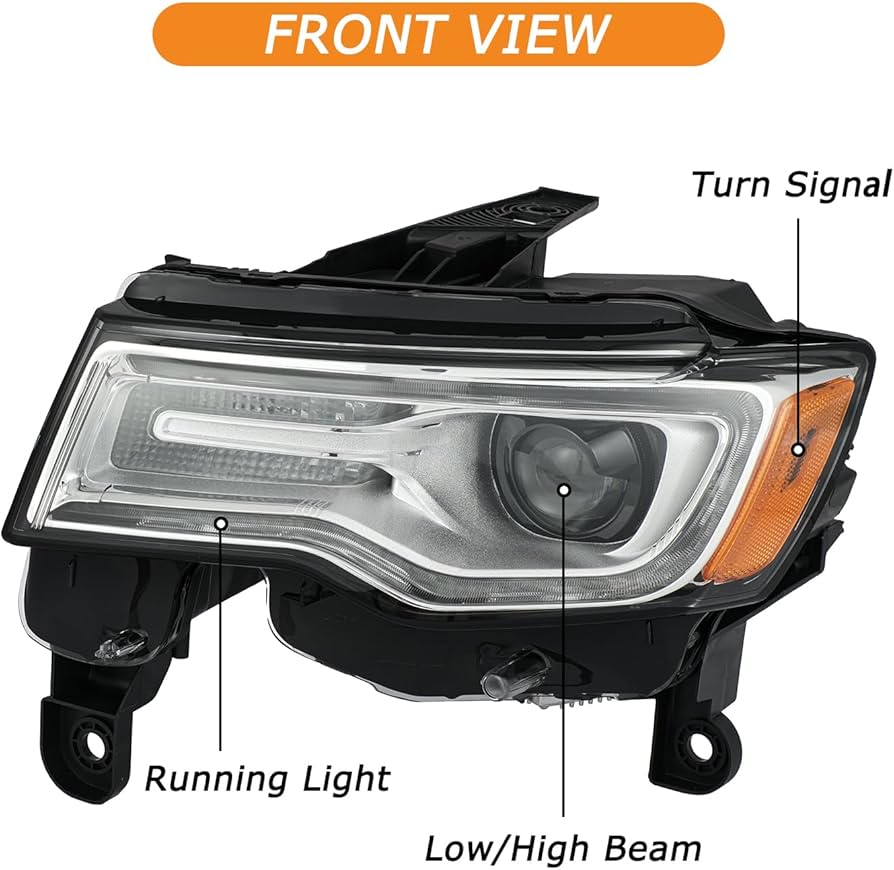 アシェット Jeep Amazon.com: Partzer Headlights Assembly Compatible with 2016 2017